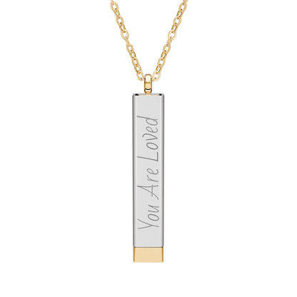 Mental health Hidden Message Necklace